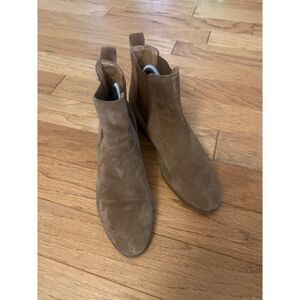 Steve Madden Dover women's suede brown chelsea elastic side ankle booties sz 8.5